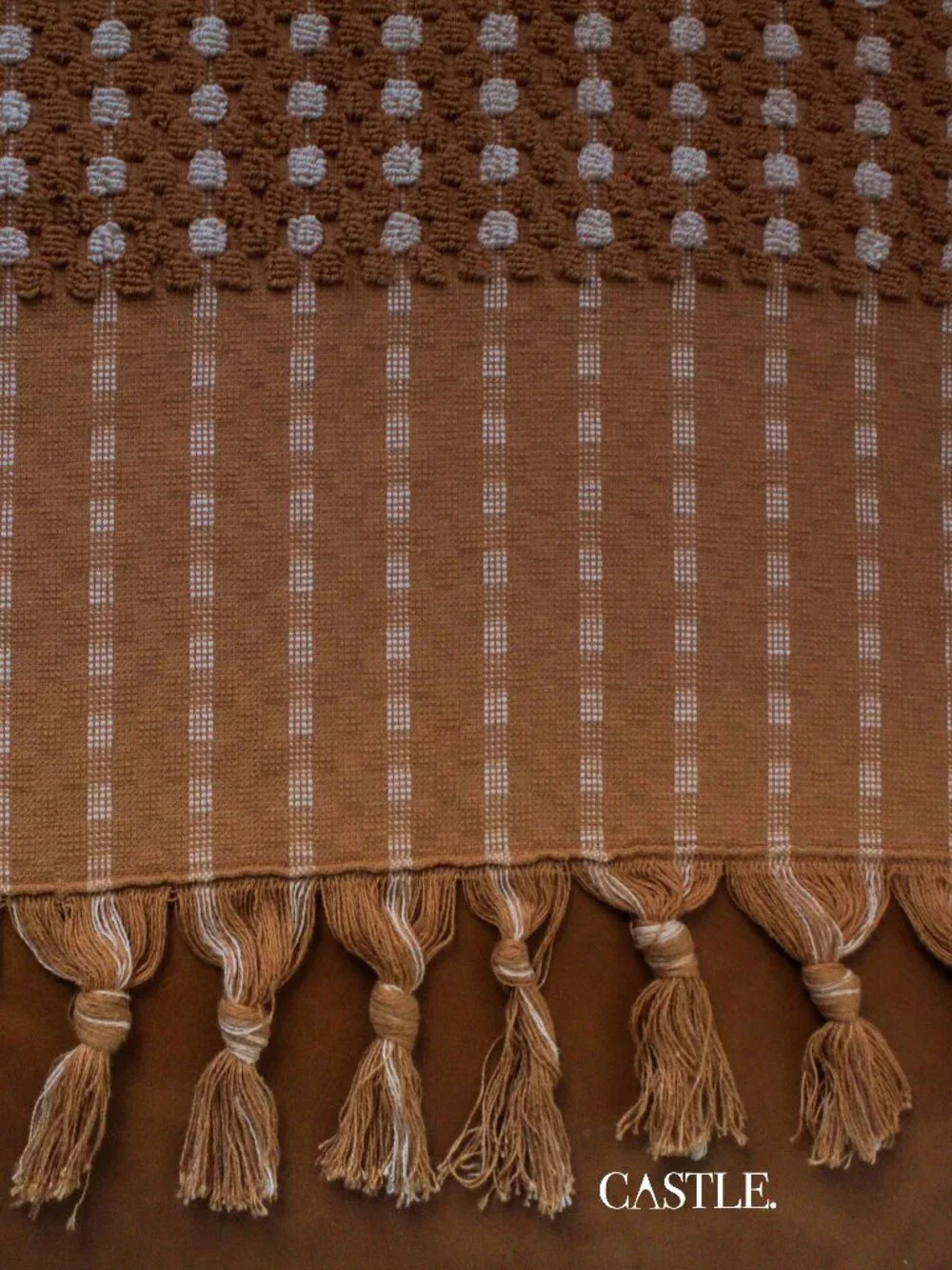 CASTLE. x SAARDÉ Terracotta Turkish Cotton Hand Towel